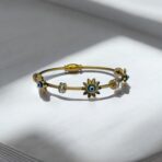 Floral Shield Anti-Tarnish Bracelet