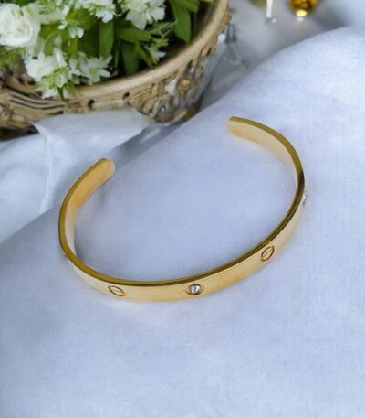 Lustre Lock Cuff Anti-Tarnish Bracelet