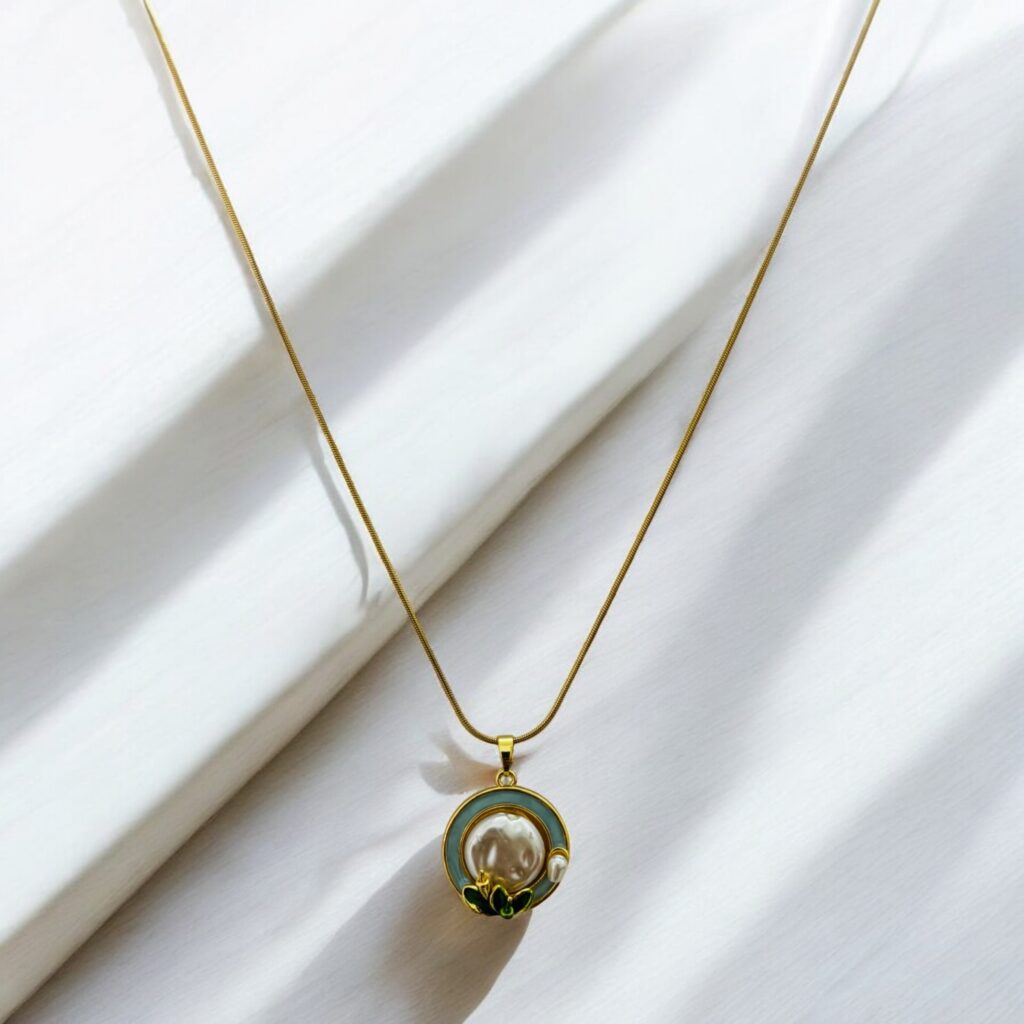 Aurelia Pearl Anti-Tarnish Pendant