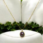 Violet Reverie Anti-Tarnish Pendant