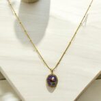 Violet Reverie Anti-Tarnish Pendant #2