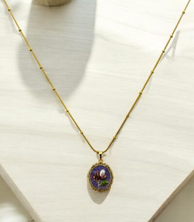 Violet Reverie Anti-Tarnish Pendant #2