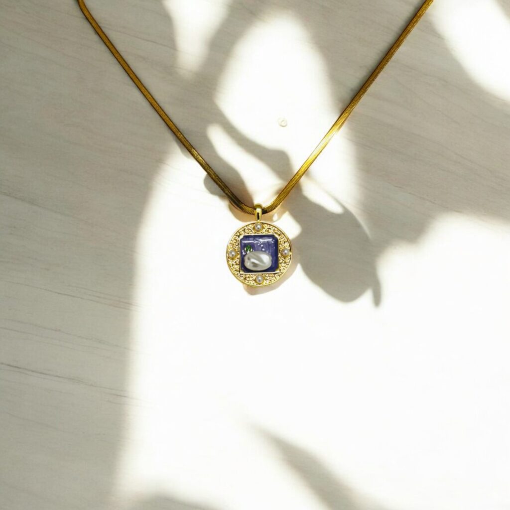 Celestial Pearl Anti-Tarnish Pendant #1