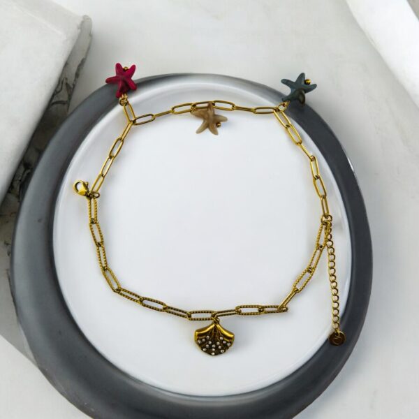 Starry Shoreline Anti-Tarnish Chain Bracelet