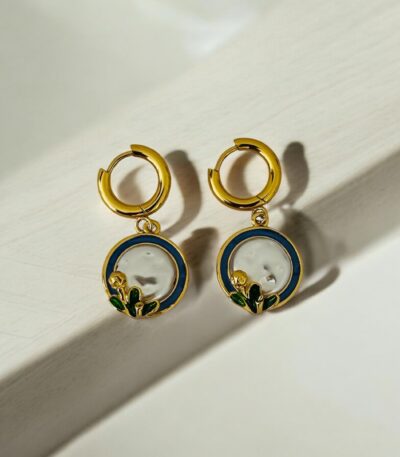 Lunar Bloom Anti-Tarnish Earrings #3