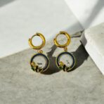 Lunar Bloom Anti-Tarnish Earrings #1