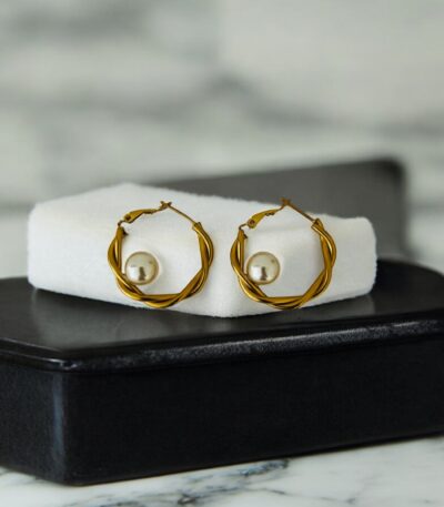 Halo Knot Anti-Tarnish Earrings