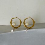 Halo Knot Anti-Tarnish Earrings #1