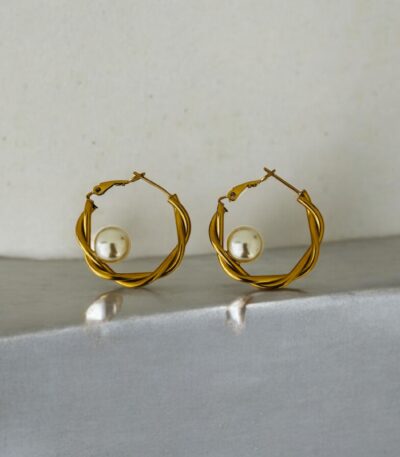 Halo Knot Anti-Tarnish Earrings #1