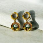 Petal Pearl Anti-Tarnish Earrings