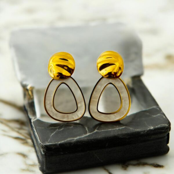 Solar Echo Anti-Tarnish Earrings #2