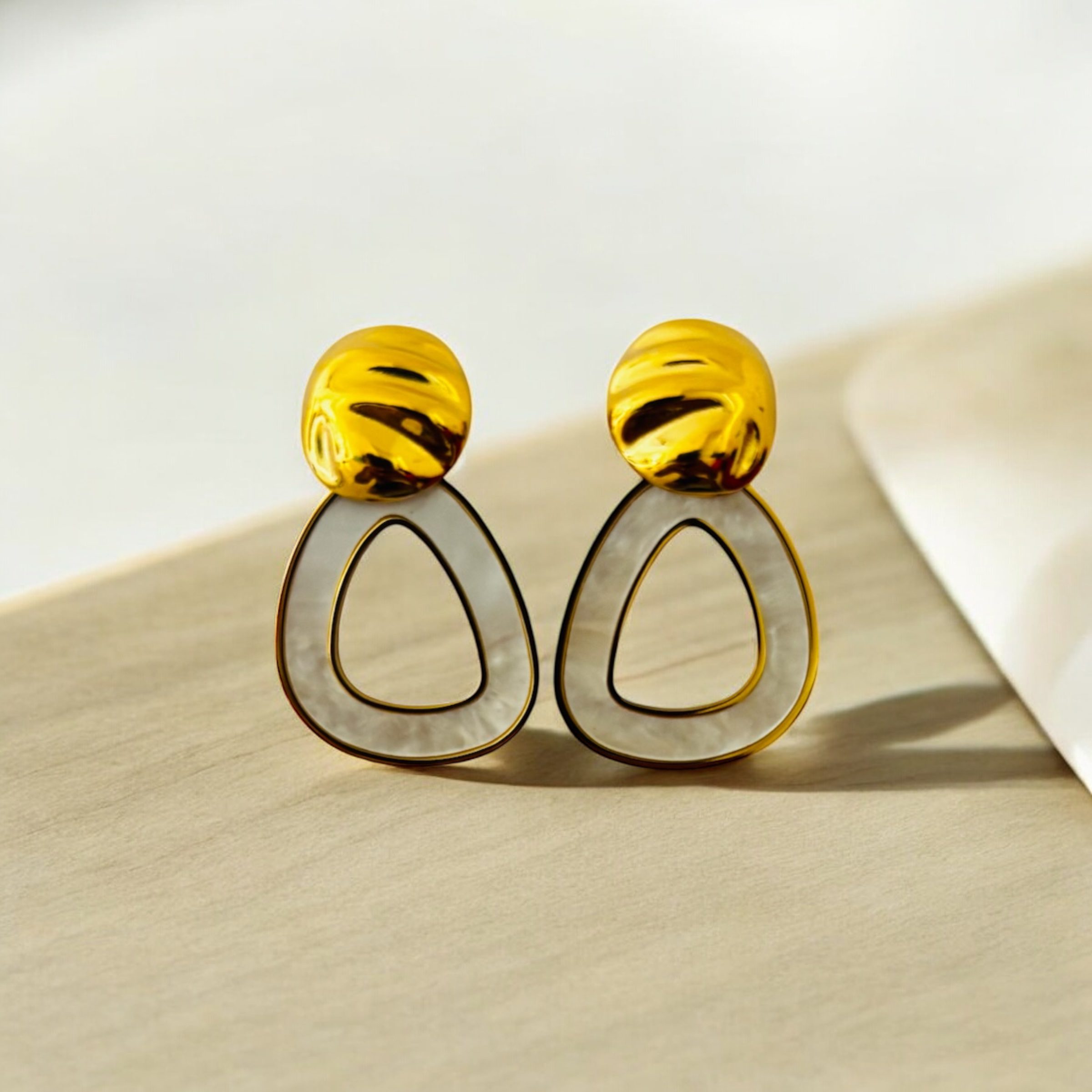 Solar Echo Anti-Tarnish Earrings