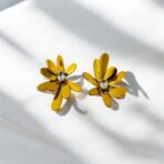 Sunflare Bloom Anti-Tarnish Earrings #1