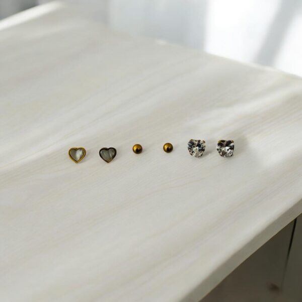 Triple-Trouble Anti-Tarnish Earrings #2