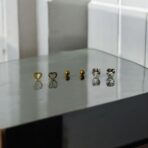 Triple-Trouble Anti-Tarnish Earrings #1