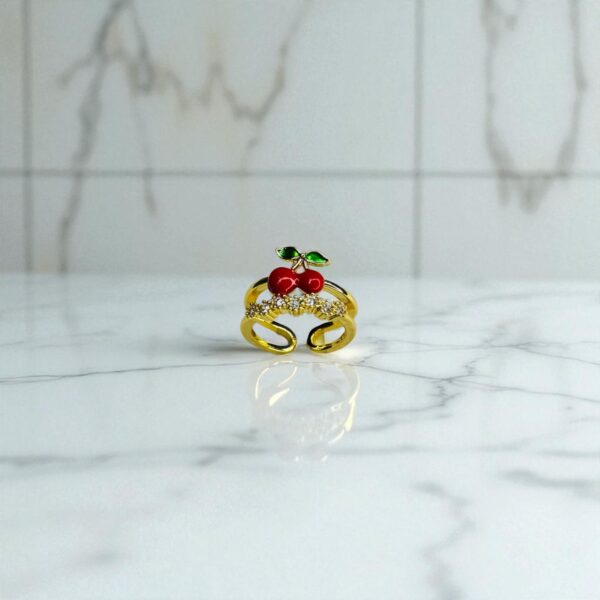 Cherry Pop Bliss Anti-Tarnish Ring