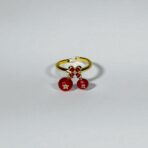 Cherry Bomb Anti-Tarnish Ring #1