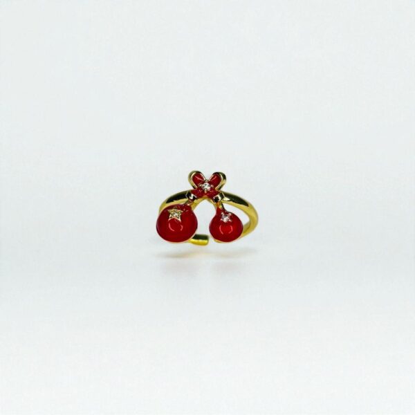 Cherry Bomb Anti-Tarnish Ring #2